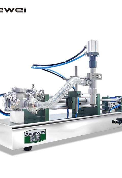 Semi-automatic Single-Head Horizontal Paste and Liquid Filling Machine (50~500)